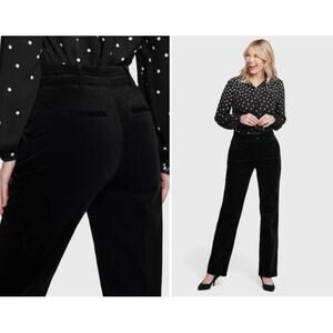 NYDJ Black Velvet Trousers